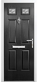 grp composite door - Black diamond range - maglas style