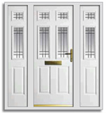 Maglas 4 style grp door with side screens