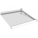 Real Glass Safety Extension Canopy White Powder Coated