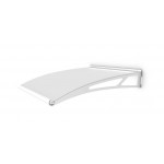 Extension 950 White Powder Coated Frosted White