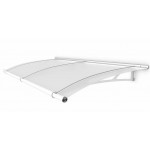 Extendable Canopy 950 White Powder Coated Frosted White