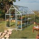Harmony Clear Glazing Greenhouse Silver 6x10