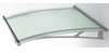 Stainless steel & acrylic glass door canopy - green