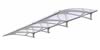 Stainless steel & acrylic glass extended canopy - clear