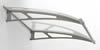 Stainless steel & acrylic glass XL canopy - clear