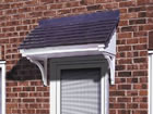 Berkley over door canopy from Classic UK PVC Home Improvements, Llanelli, Swansea, Wales, UK