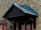 Carisbrooke over door canopy from Classic UK PVC Home Improvements, Llanelli, Swansea, Wales, UK
