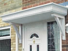 Castledene over door canopy from Classic UK PVC Home Improvements, Llanelli, Swansea, Wales, UK