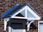 Cheltenham over door canopy from Classic UK PVC Home Improvements, Llanelli, Swansea, Wales, UK