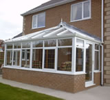 Double Hip Lean-to Conservatory 