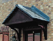 Carisbrooke over door canopy from Classic UK PVC Home Improvements, Llanelli, Swansea, Wales, UK