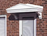 Rockingham over door canopy from Classic UK PVC Home Improvements, Llanelli, Swansea, Wales, UK