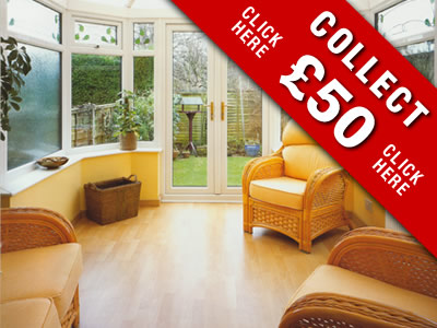 Classic PVC Home Improvements are willing to give you &pound;50 if you go elsewhere after receiving a quote from us for a conservatory