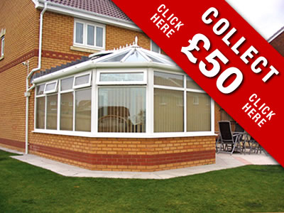 Classic PVC are willing to give you �50 if after you receive a quote from us you decide to purchase a conservatory elsewhere