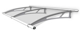 modern glass canopy - arched style