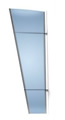 modern glass canopy - arched style