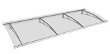modern glass canopy - arched style