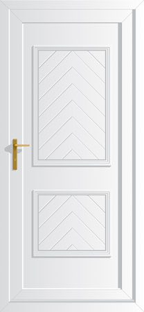 B Door Chevron Solid