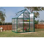 Mythos TwinWall Glazing Greenhouse Green 6x4