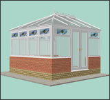 3D Georgian Conservatory design